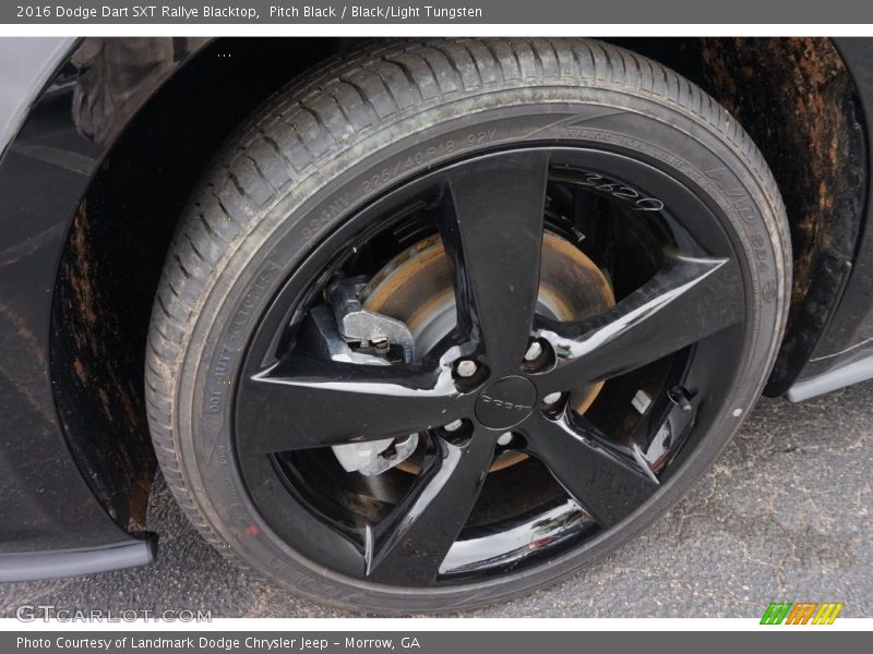 Pitch Black / Black/Light Tungsten 2016 Dodge Dart SXT Rallye Blacktop
