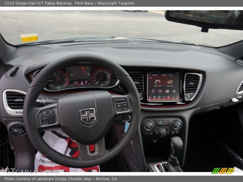 Pitch Black / Black/Light Tungsten 2016 Dodge Dart SXT Rallye Blacktop