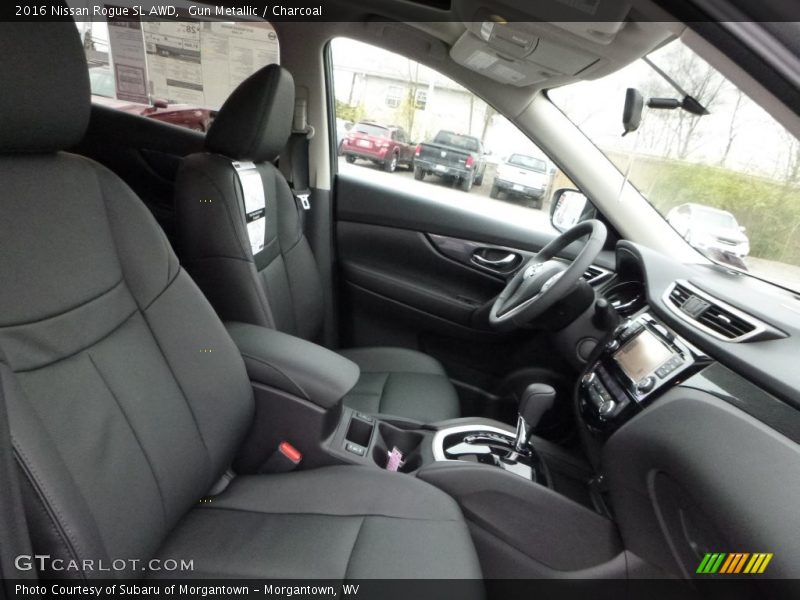 Gun Metallic / Charcoal 2016 Nissan Rogue SL AWD