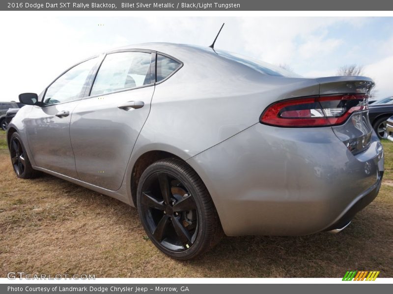Billet Silver Metallic / Black/Light Tungsten 2016 Dodge Dart SXT Rallye Blacktop