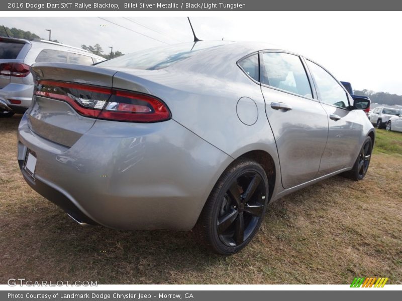 Billet Silver Metallic / Black/Light Tungsten 2016 Dodge Dart SXT Rallye Blacktop