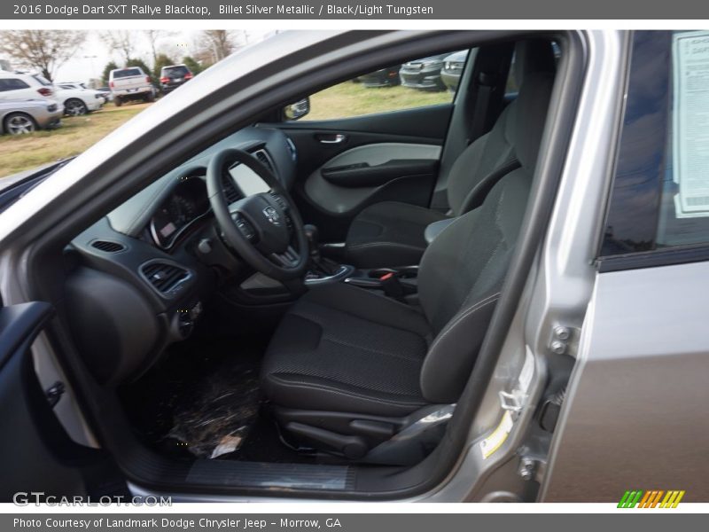 Front Seat of 2016 Dart SXT Rallye Blacktop
