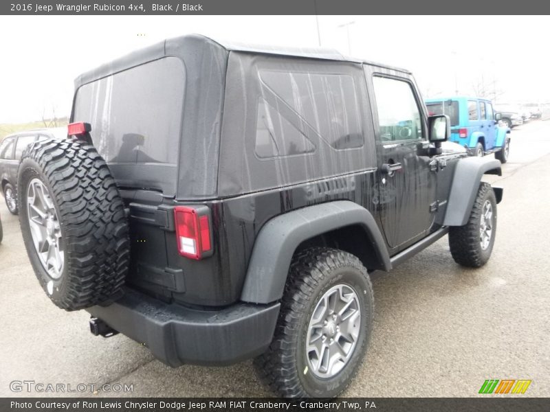 Black / Black 2016 Jeep Wrangler Rubicon 4x4