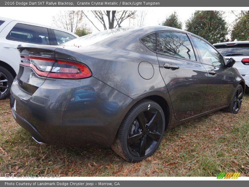 Granite Crystal Metallic / Black/Light Tungsten 2016 Dodge Dart SXT Rallye Blacktop