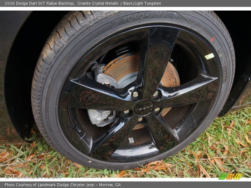  2016 Dart SXT Rallye Blacktop Wheel