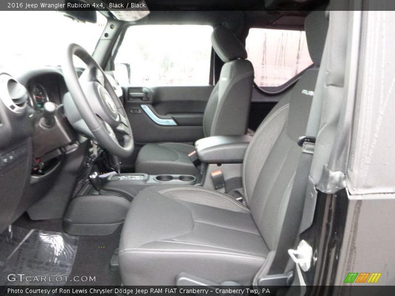 Black / Black 2016 Jeep Wrangler Rubicon 4x4
