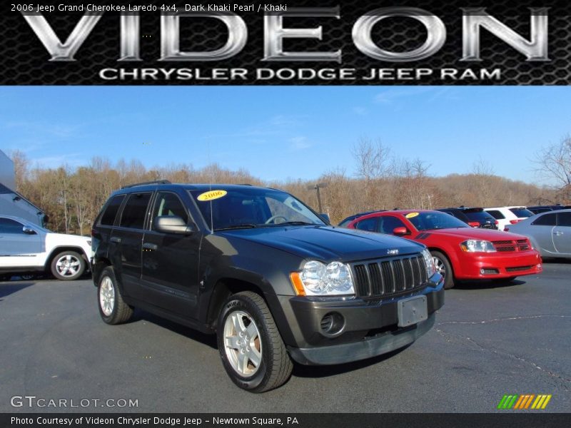 Dark Khaki Pearl / Khaki 2006 Jeep Grand Cherokee Laredo 4x4