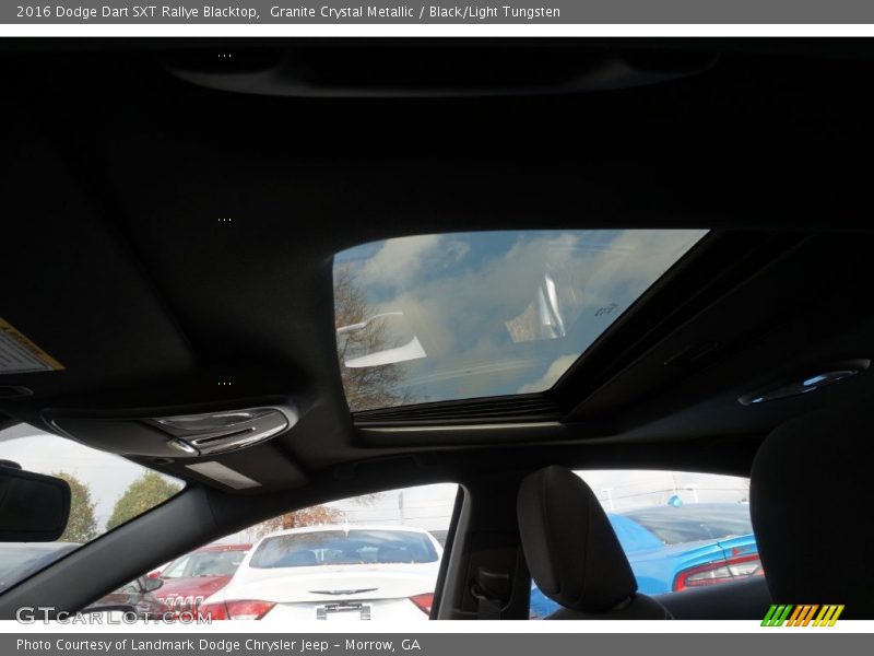 Granite Crystal Metallic / Black/Light Tungsten 2016 Dodge Dart SXT Rallye Blacktop