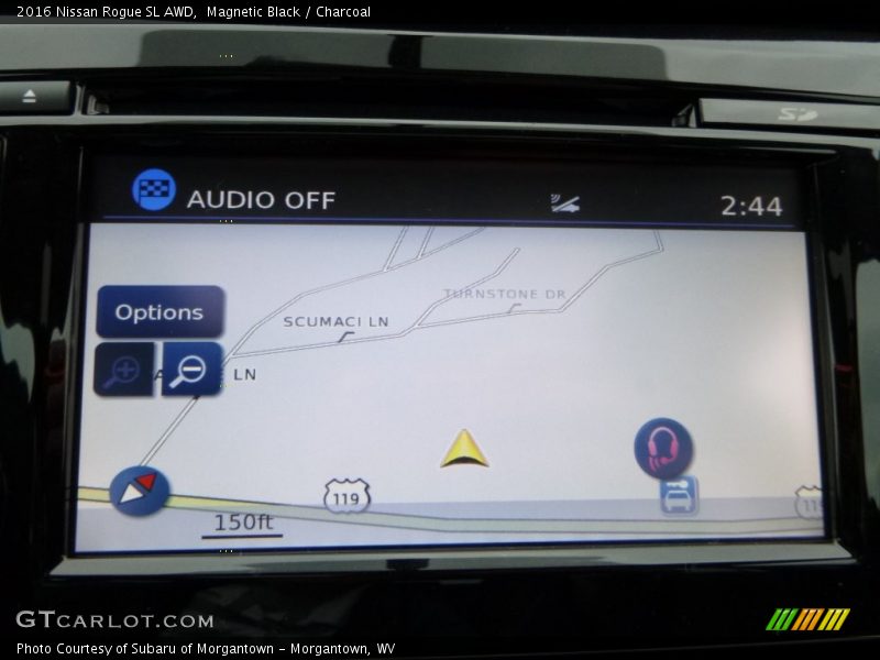 Magnetic Black / Charcoal 2016 Nissan Rogue SL AWD