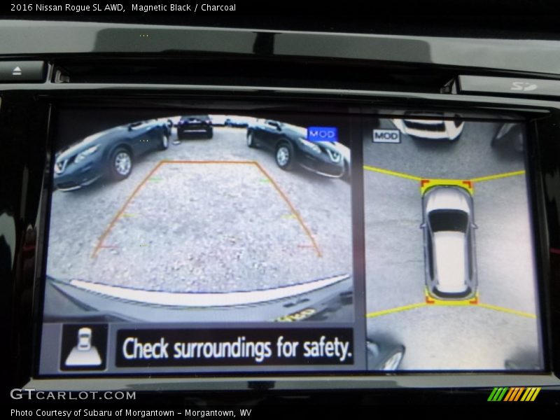 Magnetic Black / Charcoal 2016 Nissan Rogue SL AWD