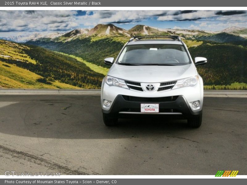 Classic Silver Metallic / Black 2015 Toyota RAV4 XLE