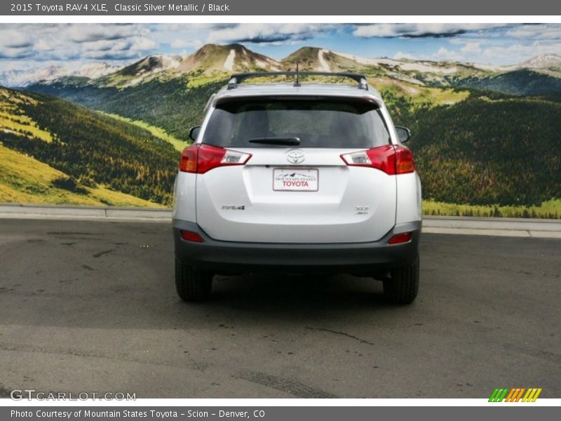 Classic Silver Metallic / Black 2015 Toyota RAV4 XLE