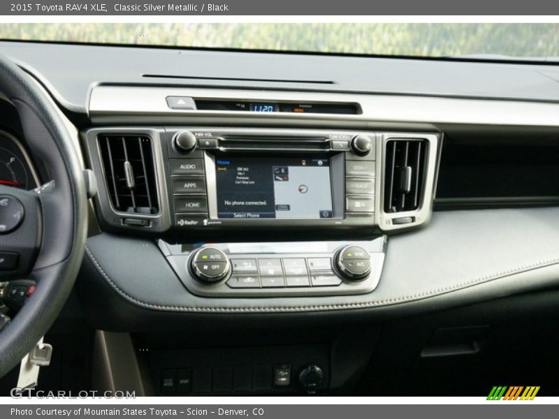 Classic Silver Metallic / Black 2015 Toyota RAV4 XLE