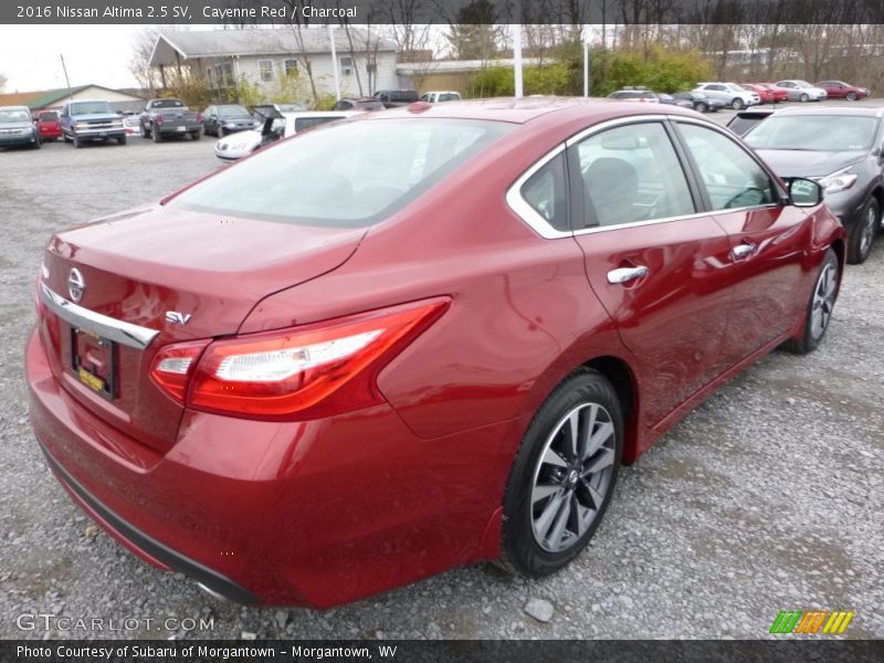 Cayenne Red / Charcoal 2016 Nissan Altima 2.5 SV