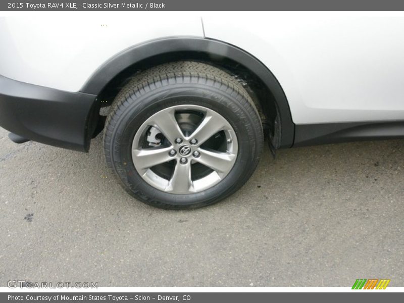Classic Silver Metallic / Black 2015 Toyota RAV4 XLE