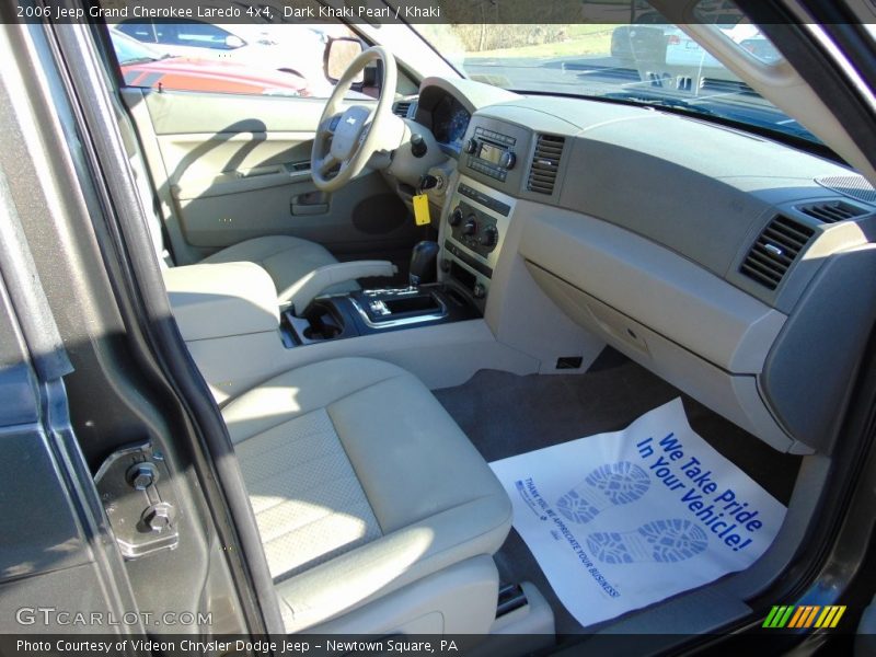 Dark Khaki Pearl / Khaki 2006 Jeep Grand Cherokee Laredo 4x4