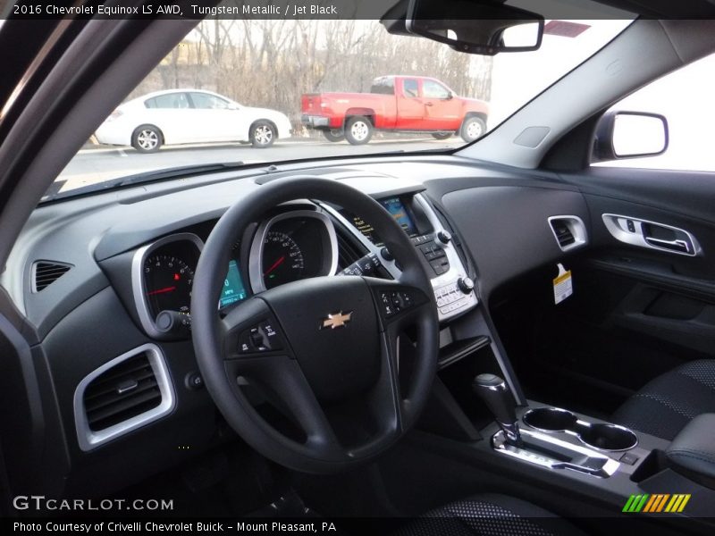 Tungsten Metallic / Jet Black 2016 Chevrolet Equinox LS AWD