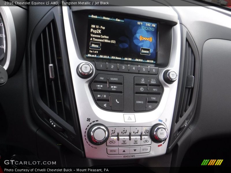 Tungsten Metallic / Jet Black 2016 Chevrolet Equinox LS AWD