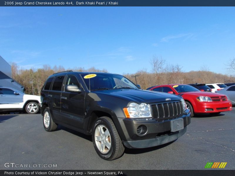 Dark Khaki Pearl / Khaki 2006 Jeep Grand Cherokee Laredo 4x4