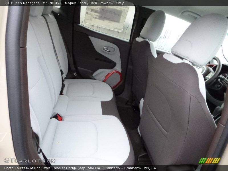 Rear Seat of 2016 Renegade Latitude 4x4