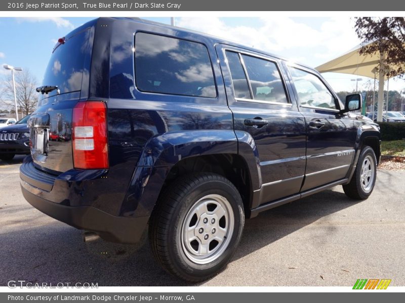 True Blue Pearl / Dark Slate Gray 2016 Jeep Patriot Sport