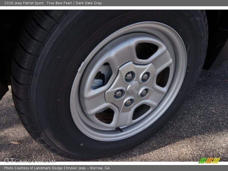 True Blue Pearl / Dark Slate Gray 2016 Jeep Patriot Sport