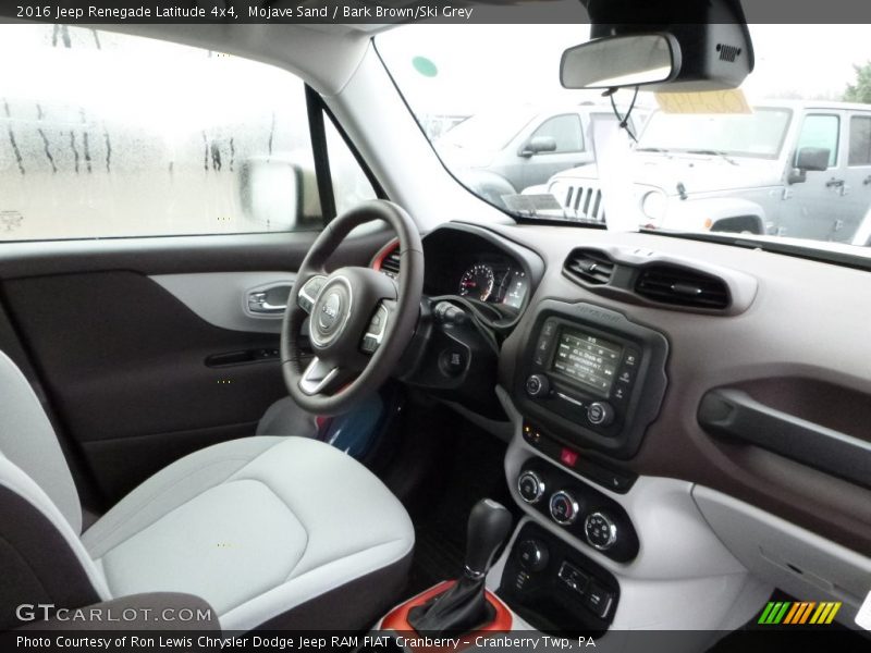 Mojave Sand / Bark Brown/Ski Grey 2016 Jeep Renegade Latitude 4x4