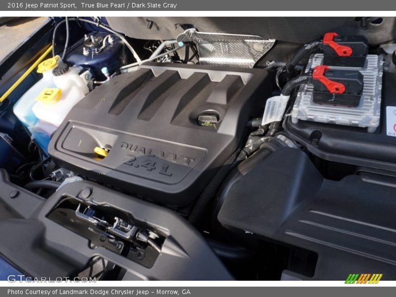 True Blue Pearl / Dark Slate Gray 2016 Jeep Patriot Sport