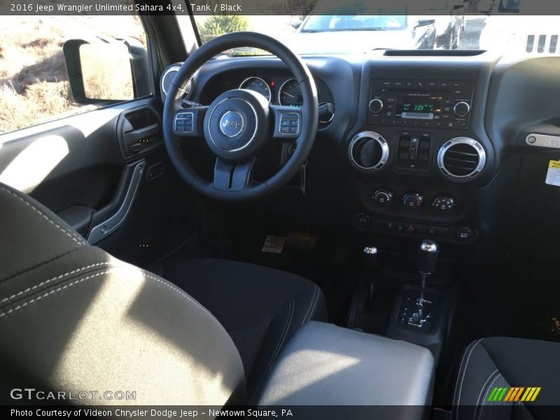 Tank / Black 2016 Jeep Wrangler Unlimited Sahara 4x4