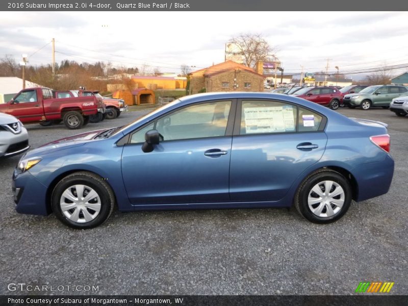 Quartz Blue Pearl / Black 2016 Subaru Impreza 2.0i 4-door