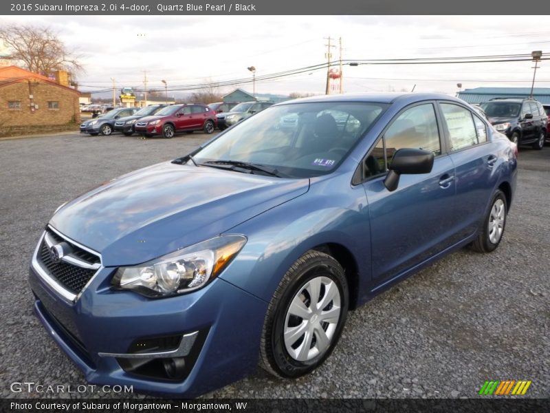 Quartz Blue Pearl / Black 2016 Subaru Impreza 2.0i 4-door