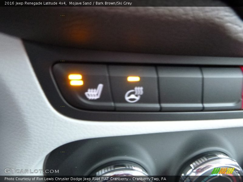 Mojave Sand / Bark Brown/Ski Grey 2016 Jeep Renegade Latitude 4x4