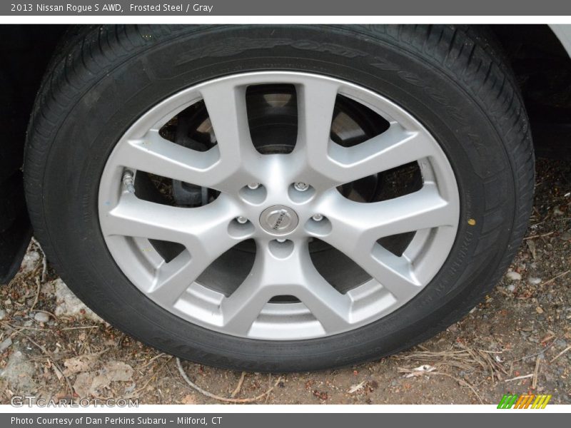 Frosted Steel / Gray 2013 Nissan Rogue S AWD