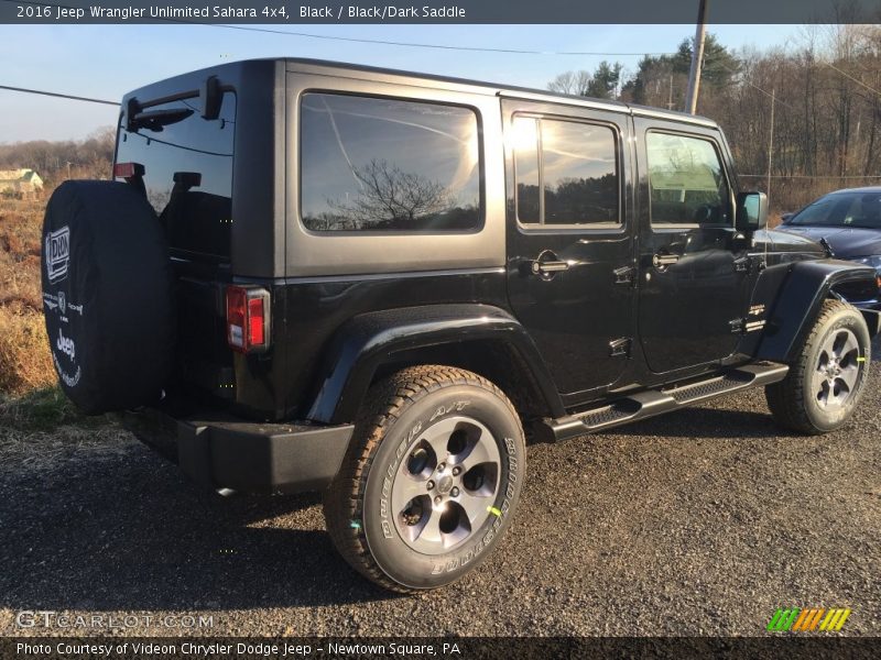 Black / Black/Dark Saddle 2016 Jeep Wrangler Unlimited Sahara 4x4