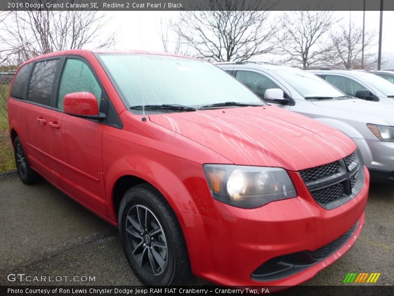 Redline 2 Coat Pearl / Black 2016 Dodge Grand Caravan SE