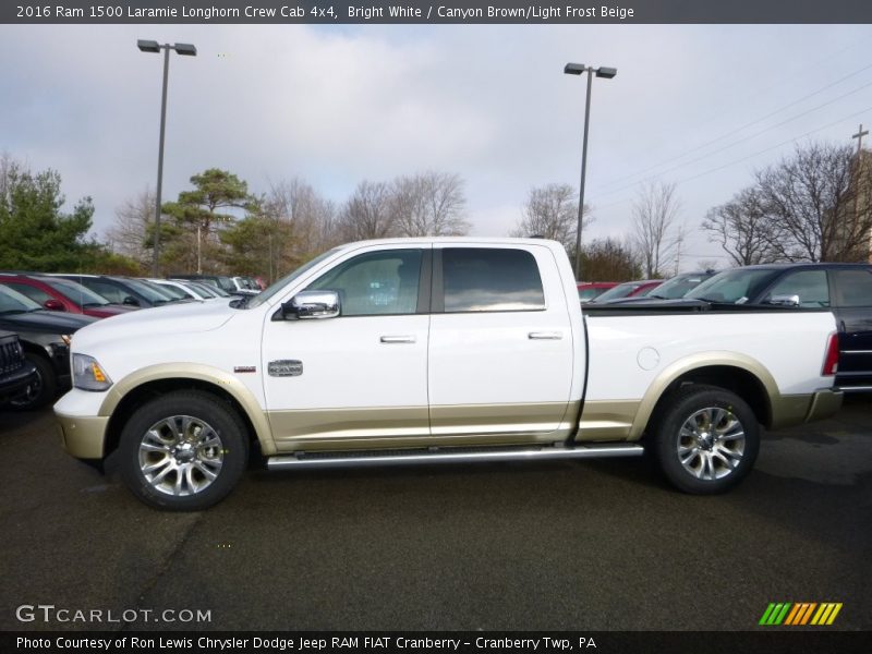  2016 1500 Laramie Longhorn Crew Cab 4x4 Bright White
