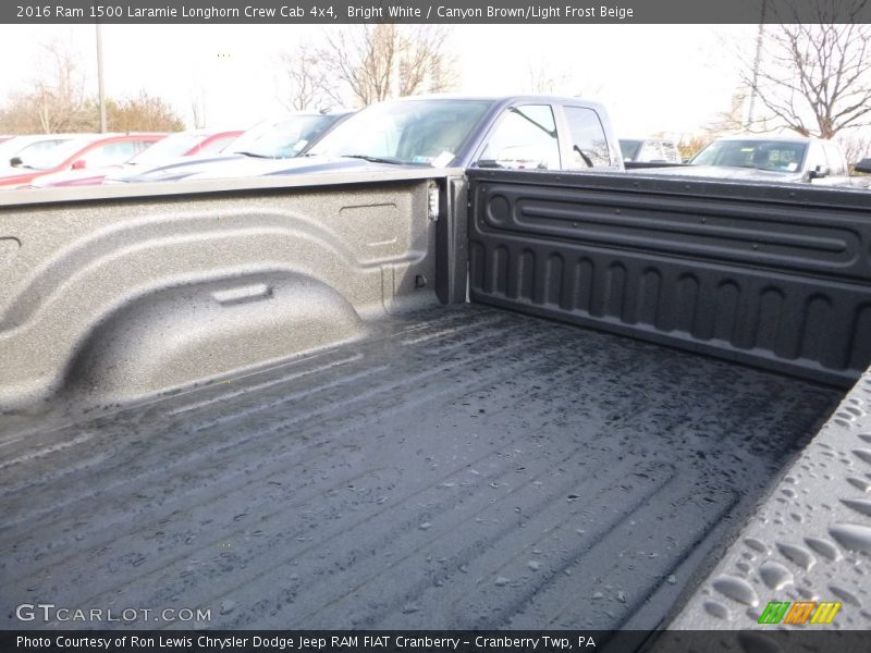 Bright White / Canyon Brown/Light Frost Beige 2016 Ram 1500 Laramie Longhorn Crew Cab 4x4