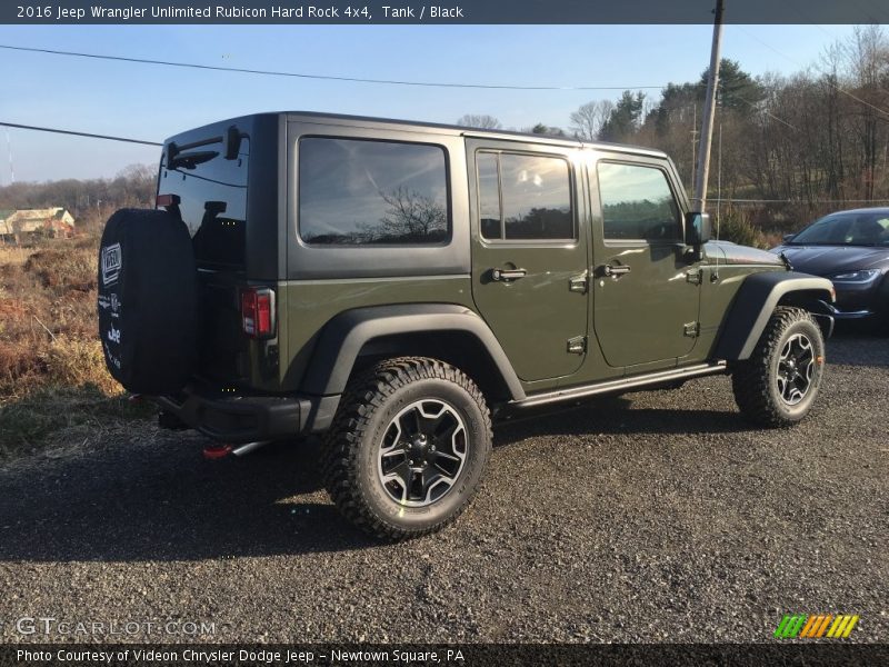 Tank / Black 2016 Jeep Wrangler Unlimited Rubicon Hard Rock 4x4