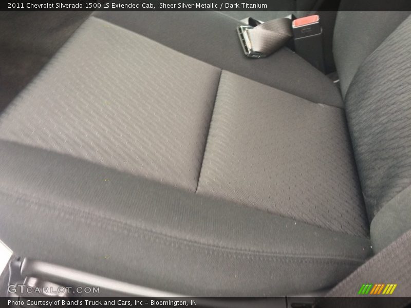 Sheer Silver Metallic / Dark Titanium 2011 Chevrolet Silverado 1500 LS Extended Cab