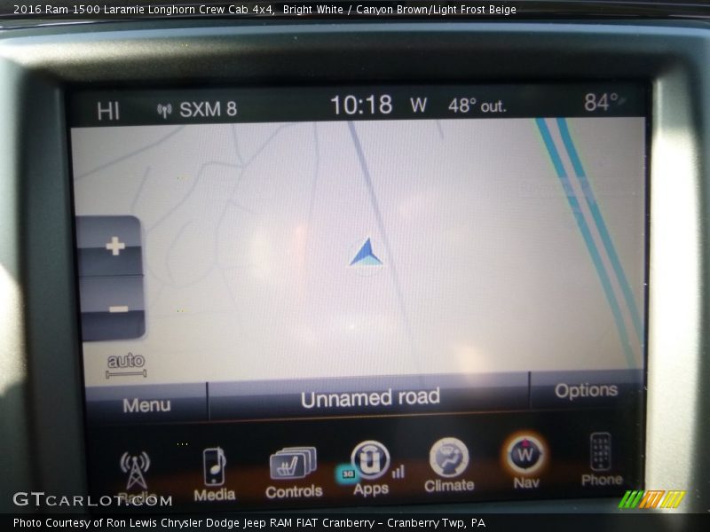 Bright White / Canyon Brown/Light Frost Beige 2016 Ram 1500 Laramie Longhorn Crew Cab 4x4