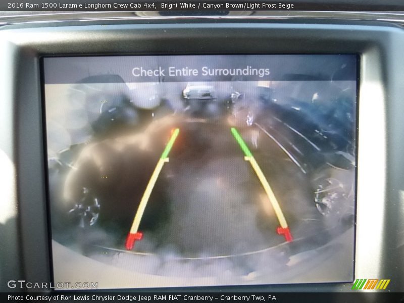 Bright White / Canyon Brown/Light Frost Beige 2016 Ram 1500 Laramie Longhorn Crew Cab 4x4