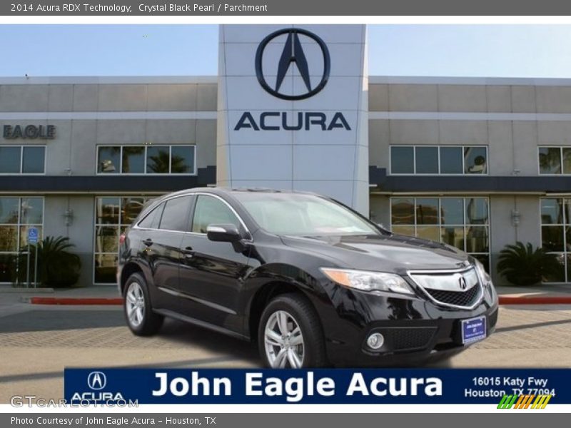 Crystal Black Pearl / Parchment 2014 Acura RDX Technology