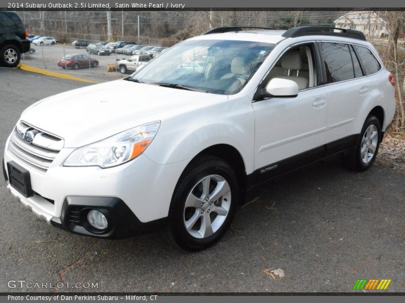 Satin White Pearl / Ivory 2014 Subaru Outback 2.5i Limited