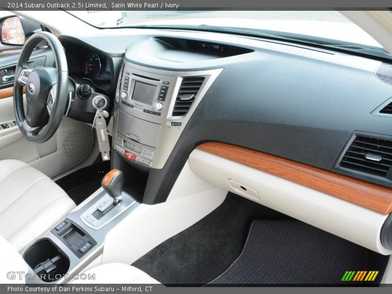 Satin White Pearl / Ivory 2014 Subaru Outback 2.5i Limited