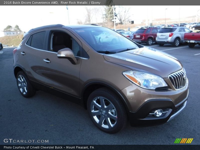 River Rock Metallic / Ebony 2016 Buick Encore Convenience AWD