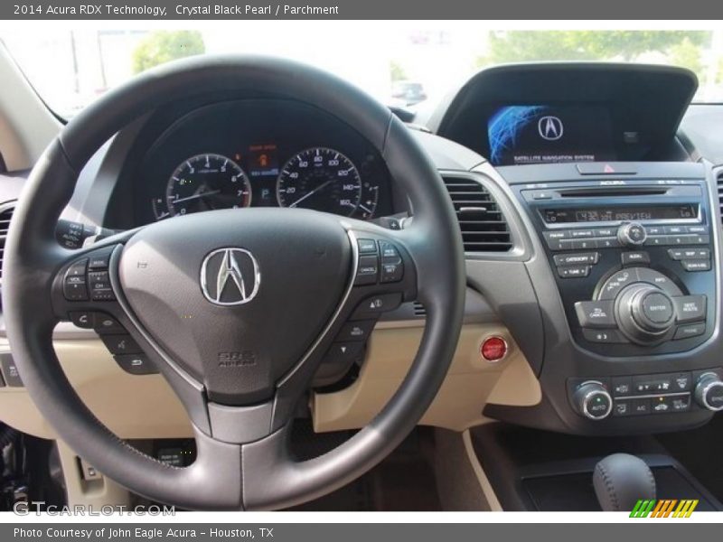 Crystal Black Pearl / Parchment 2014 Acura RDX Technology