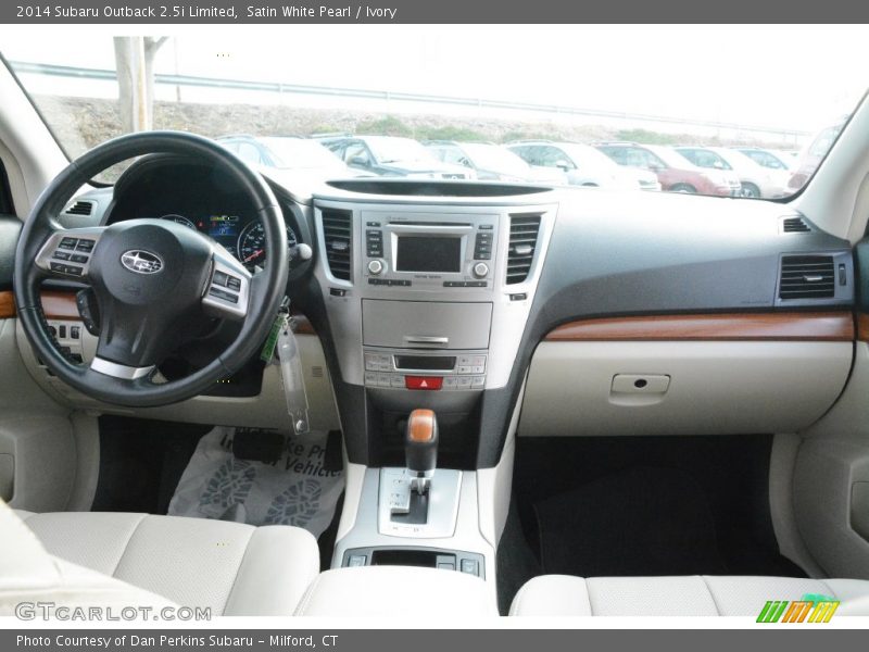 Satin White Pearl / Ivory 2014 Subaru Outback 2.5i Limited