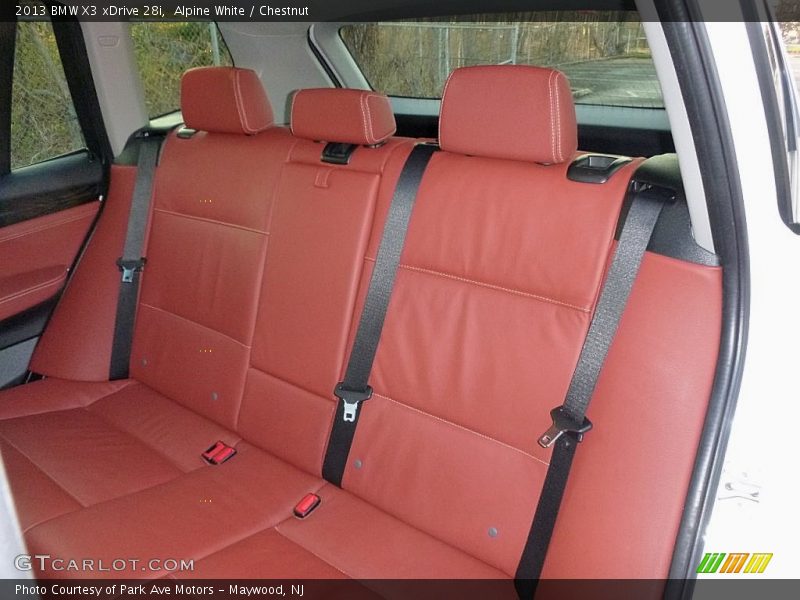 Alpine White / Chestnut 2013 BMW X3 xDrive 28i