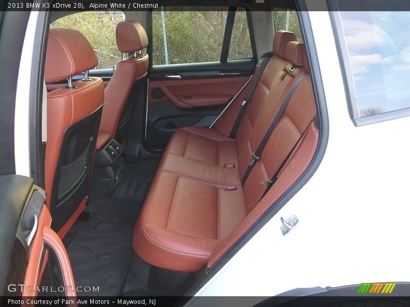 Alpine White / Chestnut 2013 BMW X3 xDrive 28i