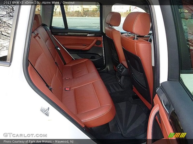 Alpine White / Chestnut 2013 BMW X3 xDrive 28i